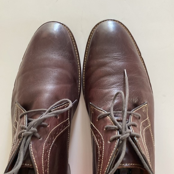 Johnston and Murphy Men\'s Brown Leather Chukka Boots Size 10.5 main image 6